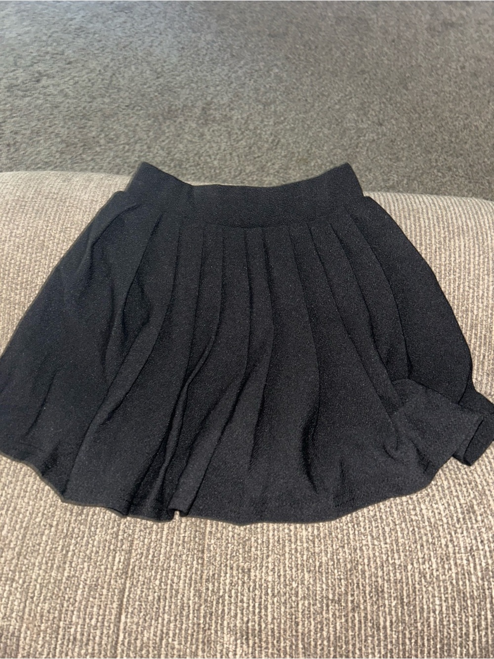 Black Pleated girls skort
